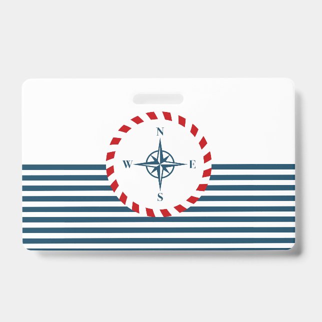 Nautical design badge (Front)
