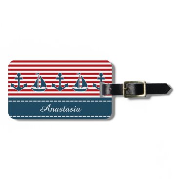 Nautical design bag tag Nautical design bag tag