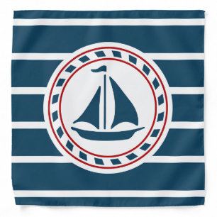 Nautical design bandana