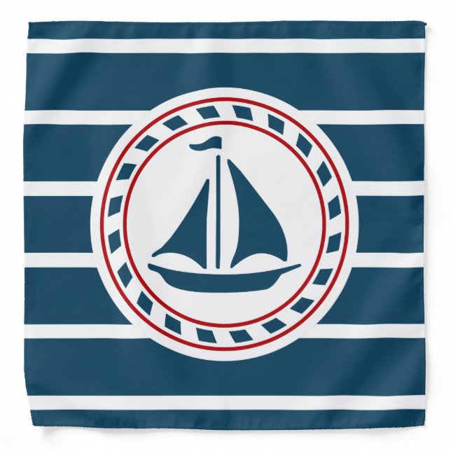 Nautical design bandana (Front)