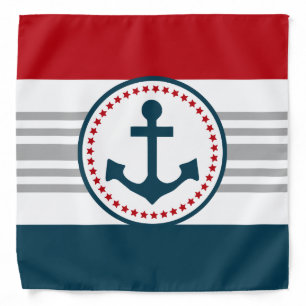 Nautical design bandana