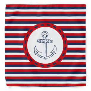 Nautical design bandana