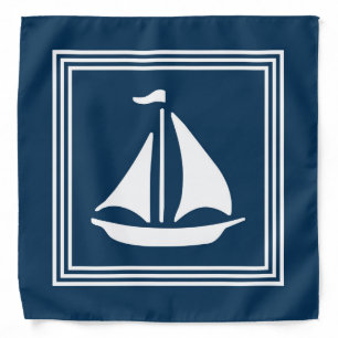 Nautical design bandana