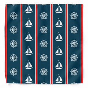 Nautical design bandana