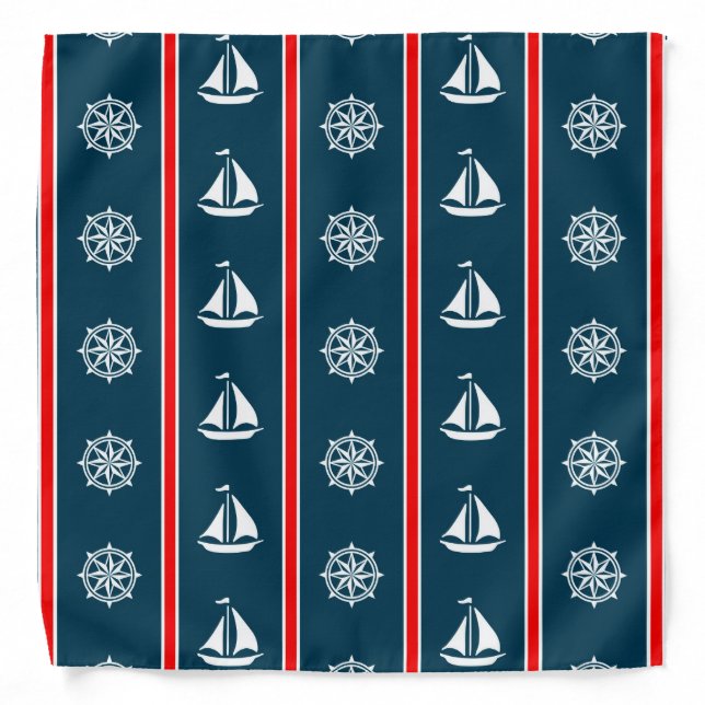Nautical design bandana (Front)