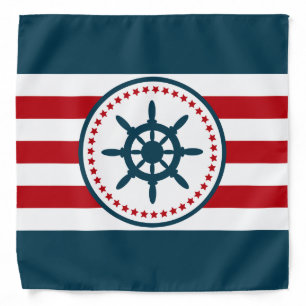 Nautical design bandana