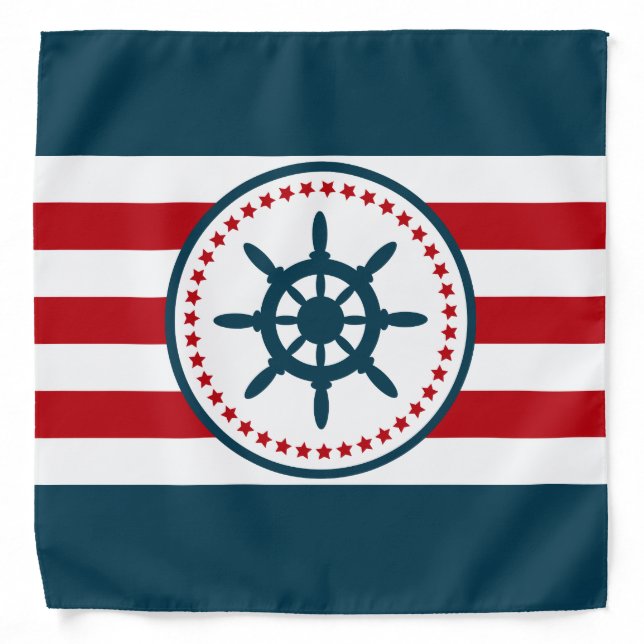Nautical design bandana (Front)