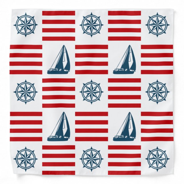 Nautical design bandana (Front)