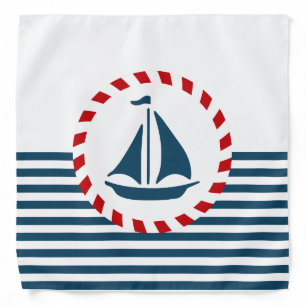 Nautical design bandana