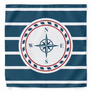 Nautical design bandana