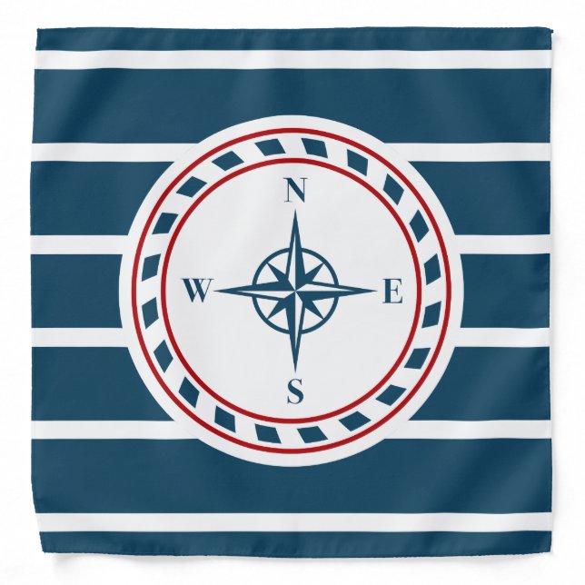 Nautical design bandana (Front)