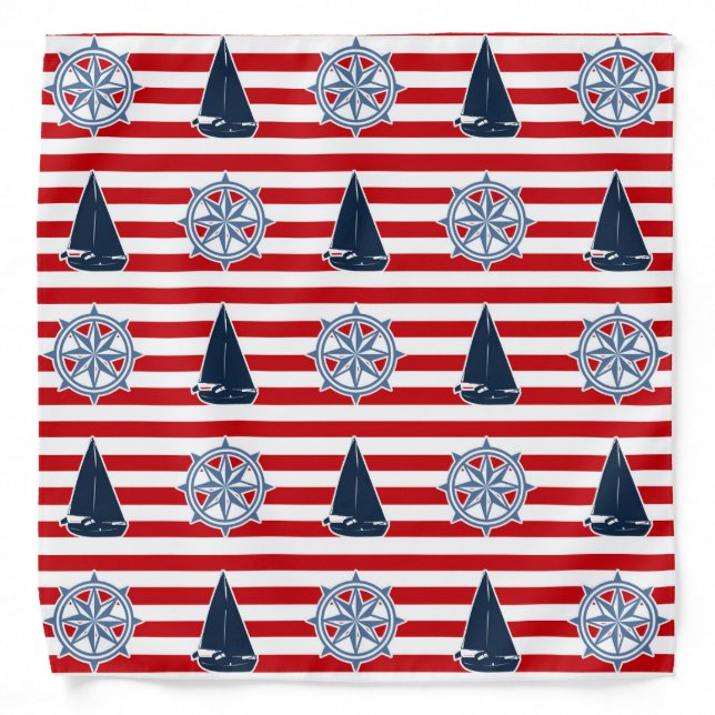 Nautical design bandana (Front)