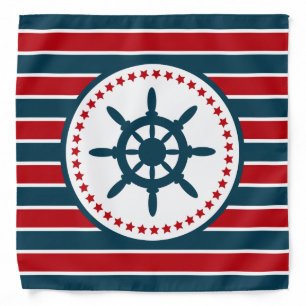 Nautical design bandana