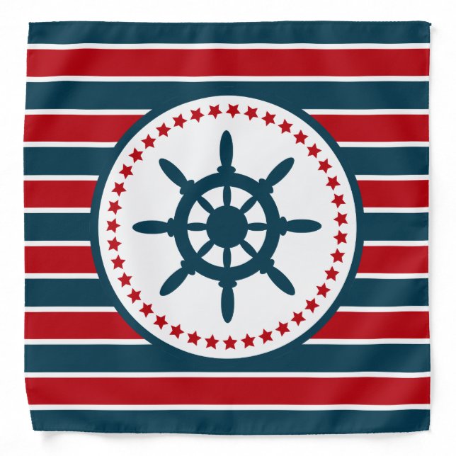 Nautical design bandana (Front)