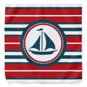 Nautical design bandana