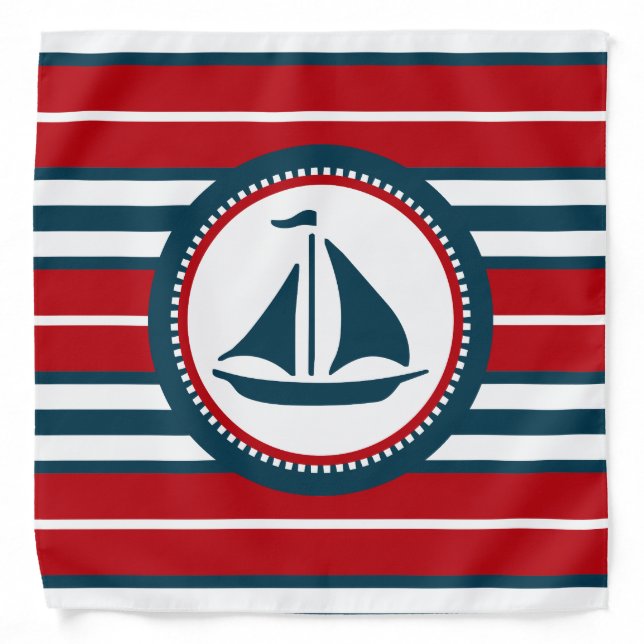 Nautical design bandana (Front)