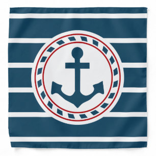 Nautical design bandana