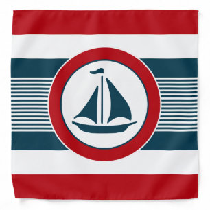 Nautical design bandana