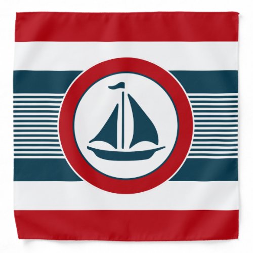 Nautical design bandana