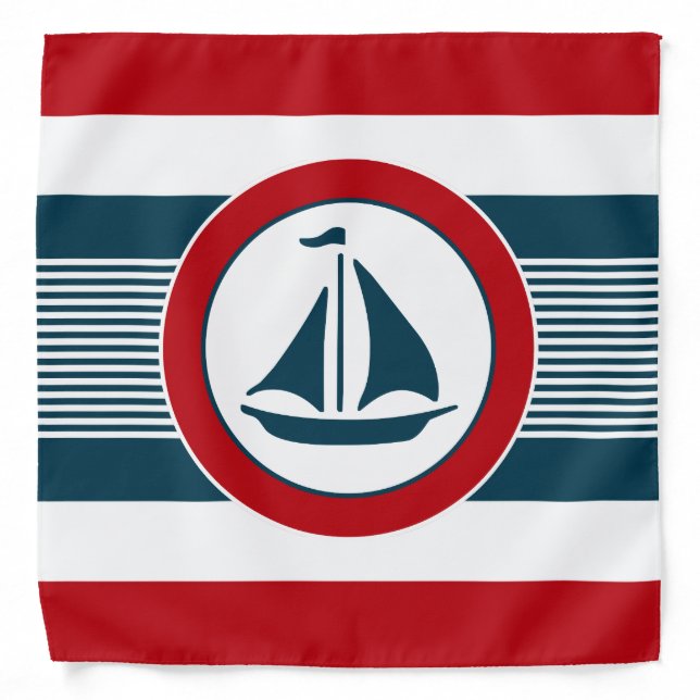 Nautical design bandana (Front)