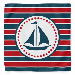 Nautical design bandana
