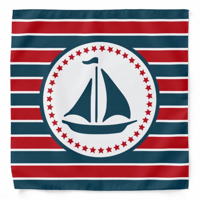 Nautical design bandana (Front)