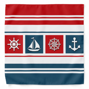 Nautical design bandana