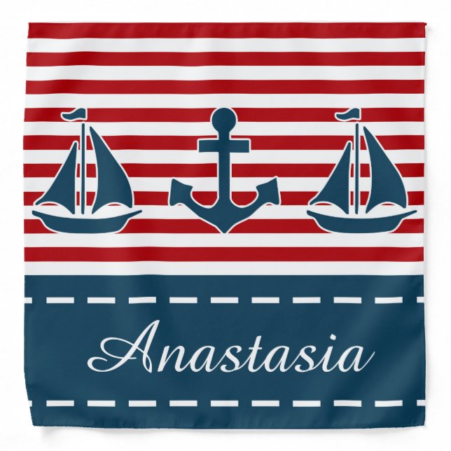 Nautical design bandana (Front)