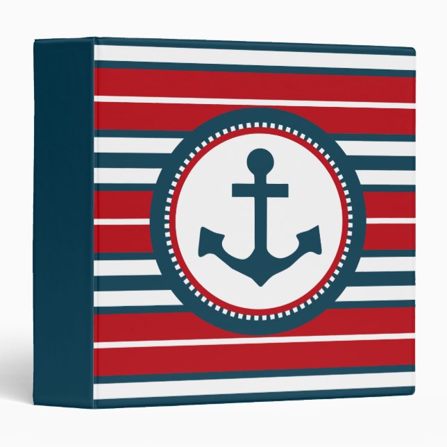 Nautical design binder (Front/Spine)