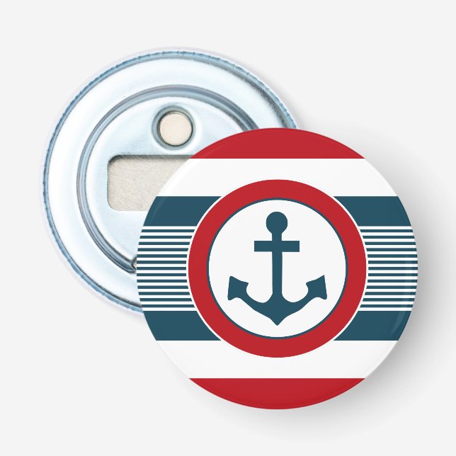 Nautical design bottle opener (Front)