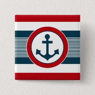 Nautical design button