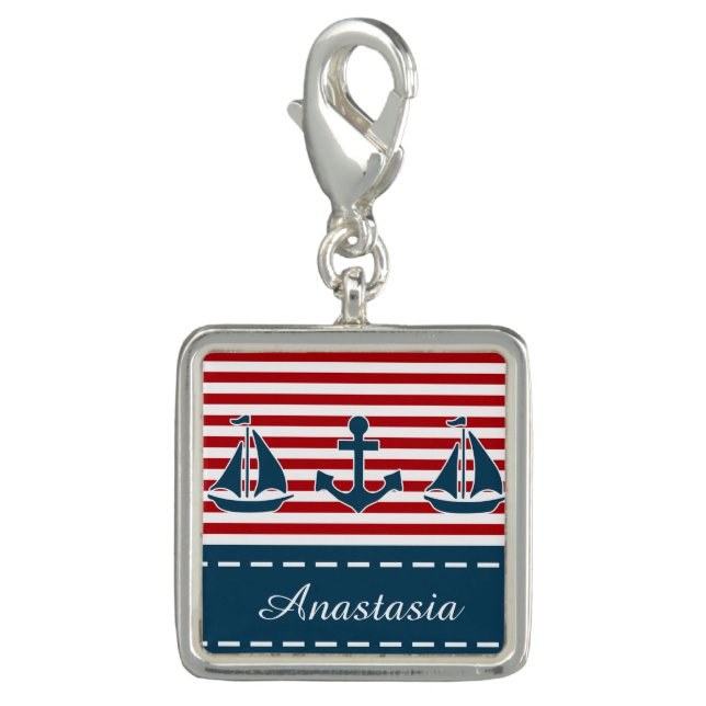 Nautical design charm (Front)