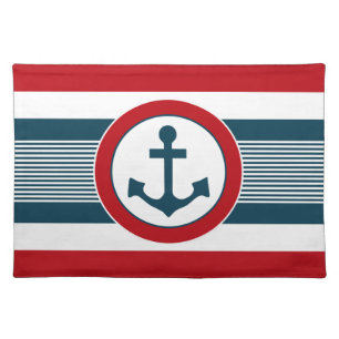 Nautical design cloth placemat