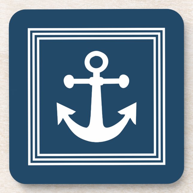Nautical design coaster (Front)