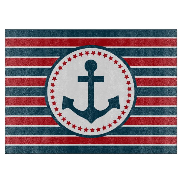 Nautical design cutting board (Front)