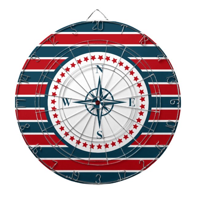 Nautical design dart board (Front)