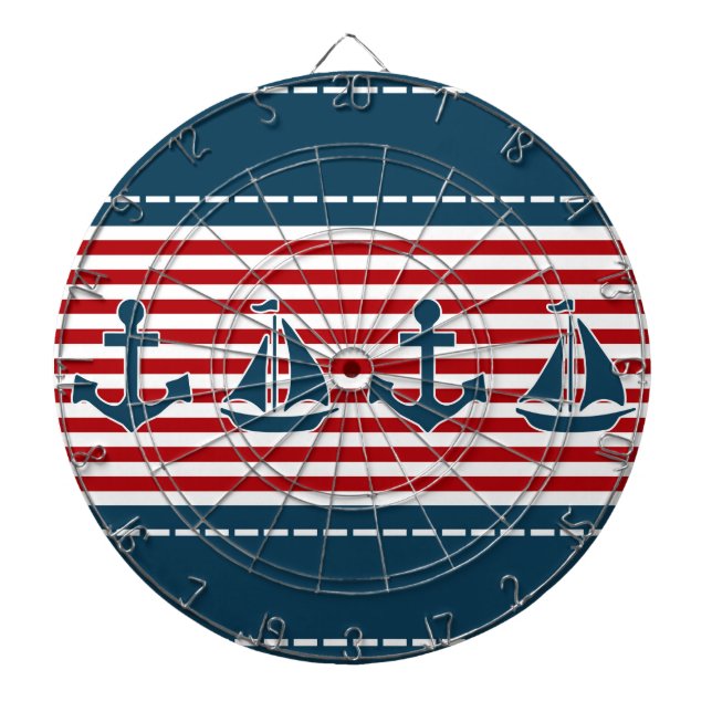 Nautical design dart board (Front)