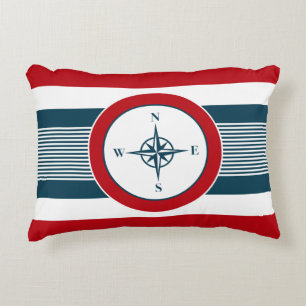 Nautical design decorative pillow