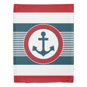 Nautical design duvet cover