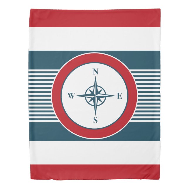 Nautical design duvet cover (Front)