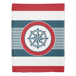 Nautical design duvet cover