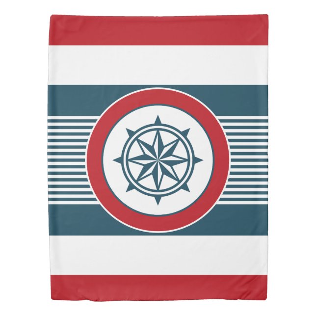 Nautical design duvet cover (Front)