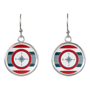 Nautical design earrings