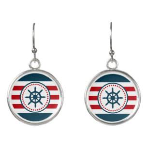 Nautical design earrings