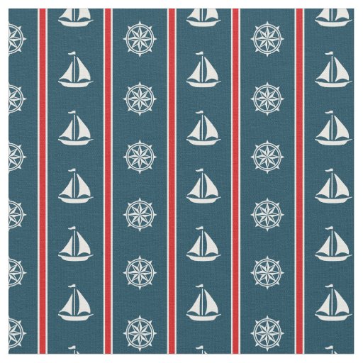 Nautical design fabric