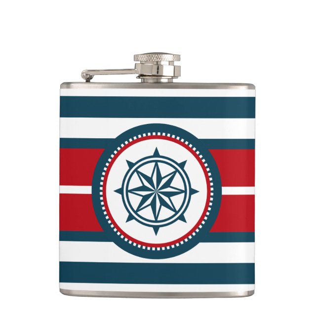 Nautical design flask (Front)