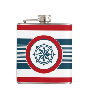 Nautical design flask
