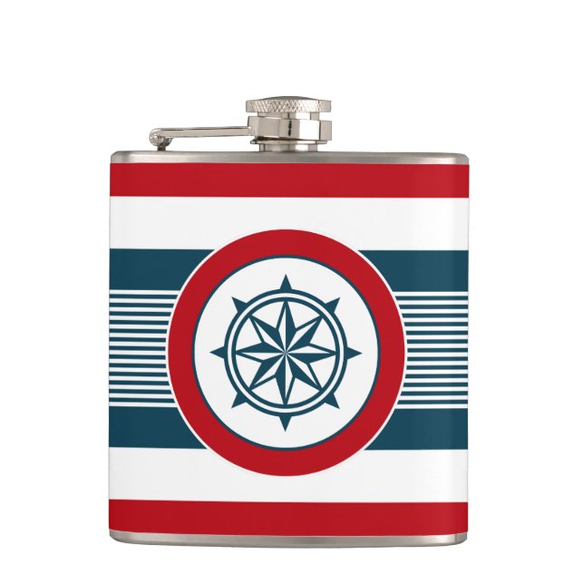 Nautical design flask (Front)