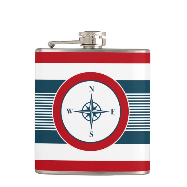 Nautical design flask (Front)