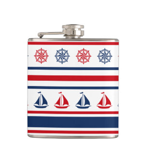 Nautical design flask